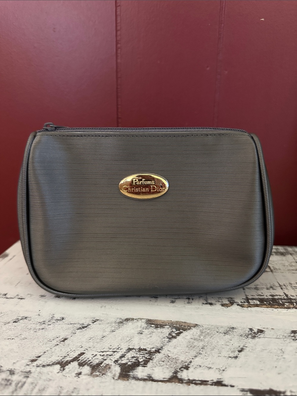 Vintage Dior Cosmetic Bag.